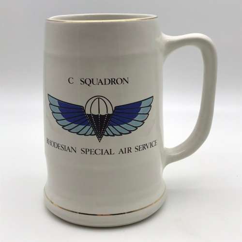 Rhodesia - Scarce `SAS - C. SQUADRON` Beer Tankard