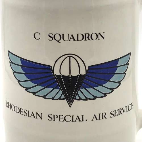 Rhodesia - Scarce `SAS - C. SQUADRON` Beer Tankard