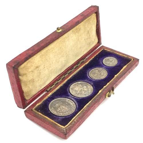 UK - Rare `1899 Maundy Coins` Boxed Set (UNC)