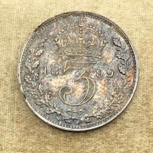 UK - Rare `1899 Maundy Coins` Boxed Set (UNC)