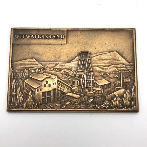 South Africa - Bronze `1936 Empire Exhibition` Plaque (Johannesburg)