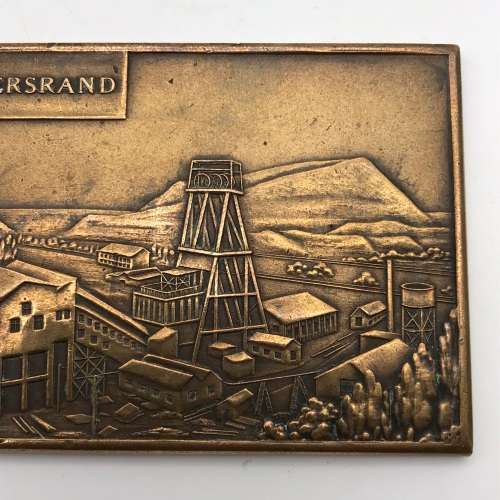 South Africa - Bronze `1936 Empire Exhibition` Plaque (Johannesburg)