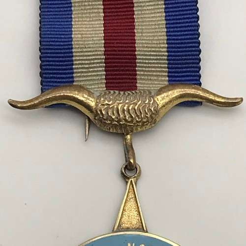 Northern Rhodesia - Solid Silver & Enamel `R.A.O.B.` Medal