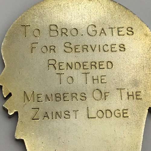 Northern Rhodesia - Solid Silver & Enamel `R.A.O.B.` Medal (Zainst Lodge)
