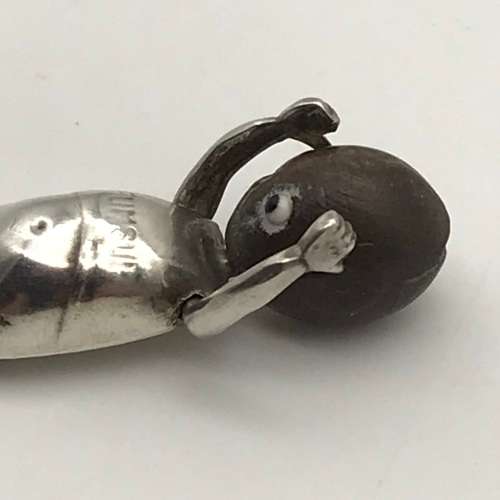 WW1- Scarce Lucky `Fumsup-Touch Wood` Silver Charm