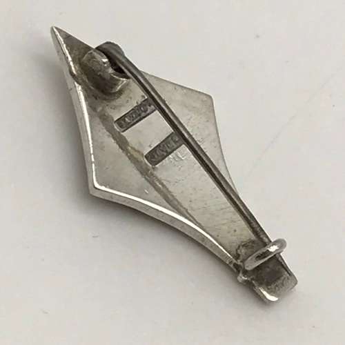 WW2 - Scarce SAAF/RAF `Fighter Squadron` Silver Badge/Pin (Black Panther)