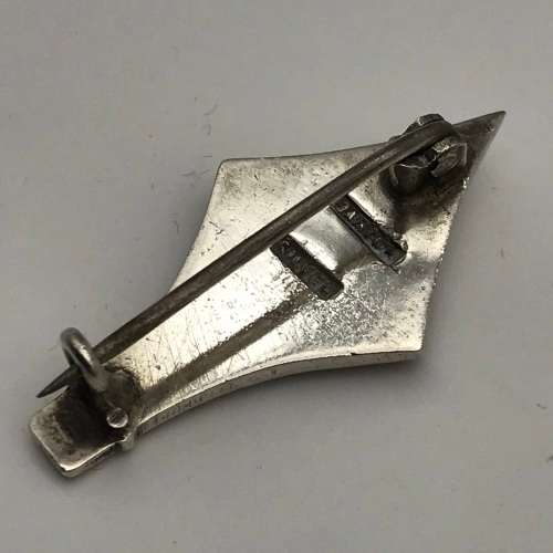 WW2 - Scarce SAAF/RAF `Fighter Squadron` Silver Badge/Pin (Black Panther)