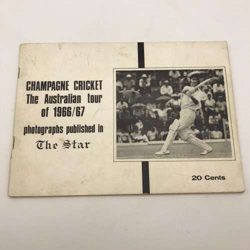 1966/67 `Australian Cricket Tour of S. Africa` (Champagne Cricket) Booklet