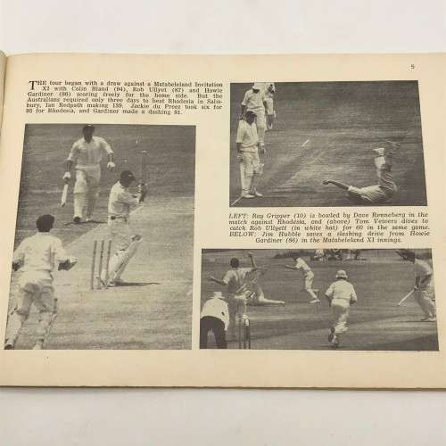 1966/67 `Australian Cricket Tour of S. Africa` (Champagne Cricket) Booklet