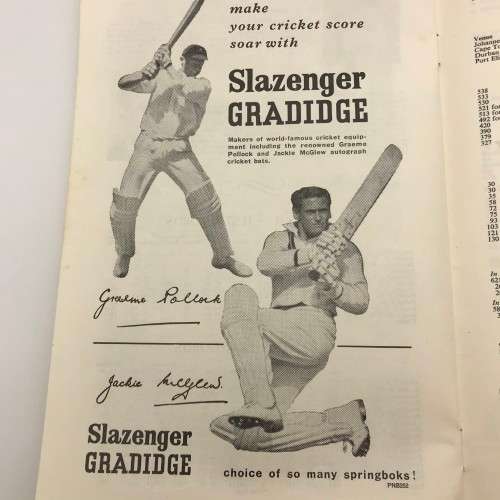 Cricket - `1964 - 65 M.C.C. Tour of South Africa` Brochure (The Rival Captains)
