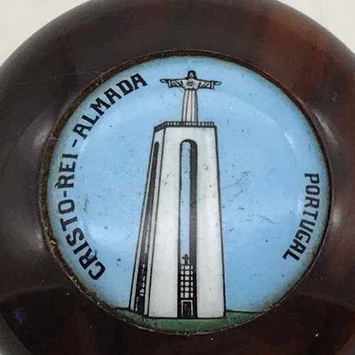 Vintage `Cristo Rei - Statue of Christ` Pill Box