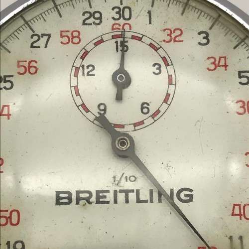 Vintage `Breitling` Pocket Stopwatch (Working)