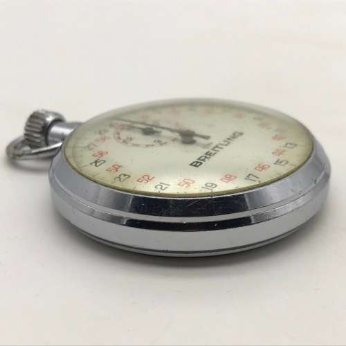 Vintage `Breitling` Pocket Stopwatch (Working)