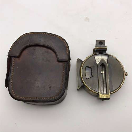Antique `Prismatic Compass & Clinometer` (Negretti & Zambra - London)