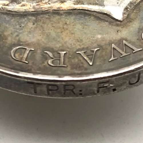 Natal 1906 Rebellion Medal `TPR. F.J. POPE - Natal Service Corps`