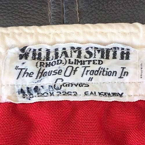 Rare Rhodesian Air Force `Chief of Air Staff` Rank Pennant (William Smith)