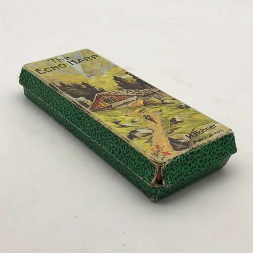 Vintage Hohner `The Echo Harp` Harmonica (Boxed)