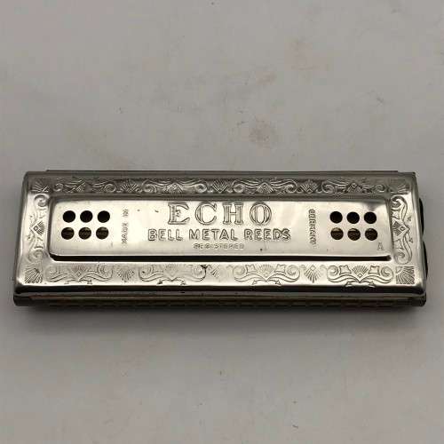 Vintage Hohner `The Echo Harp` Harmonica (Boxed)