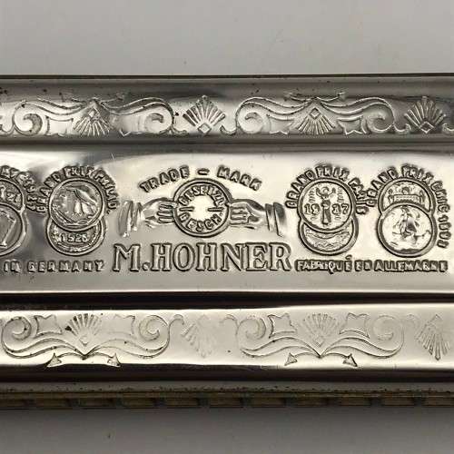 Vintage Hohner `The Echo Harp` Harmonica (Boxed)