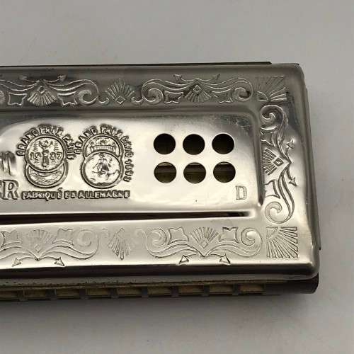 Vintage Hohner `The Echo Harp` Harmonica (Boxed)