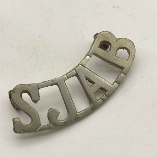 Early `St. Johns Ambulance Brigade` Shoulder Title
