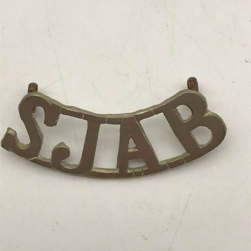 Early `St. Johns Ambulance Brigade` Shoulder Title