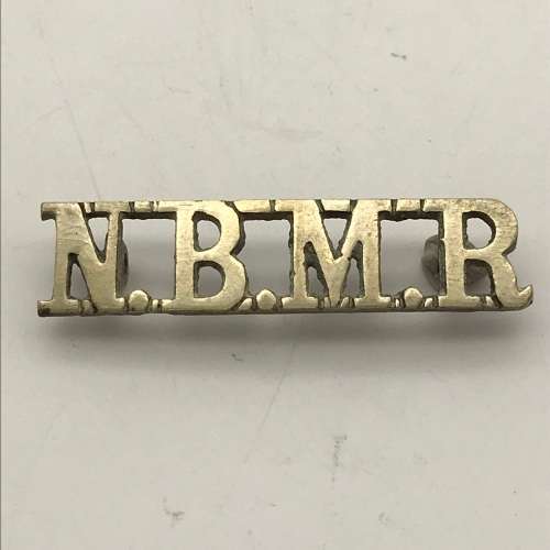 `Northern Bengal Mounted Rifles` (N.B.M.R) Shoulder Title