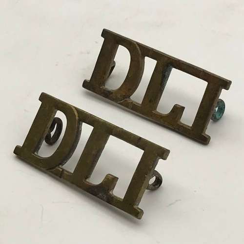 South Africa - Pair `Durban Light Infantry` (D.L.I) Shoulder Titles