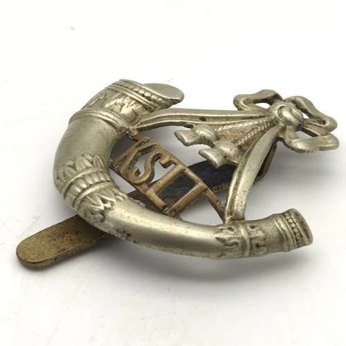 British - Early `Kings Shropshire Light Infantry` (K.S.L.I) Cap Badge