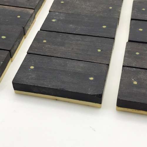 Early Boxed `Ebony & Bone` Dominoes Set