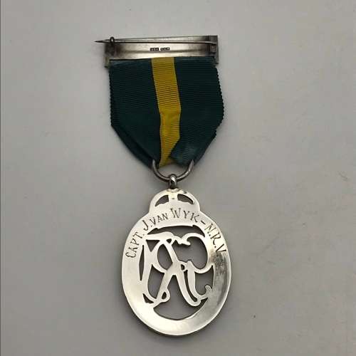 Union of South Africa - Silver `Efficiency Decoration` (CAPT. J. Van Wyk)