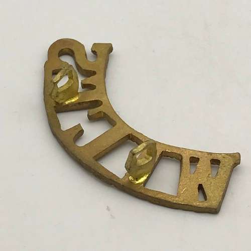 British - Early `WILTS` Wiltshire Regiment Shoulder Title