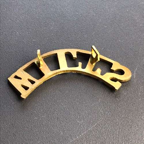 British - Early `WILTS` Wiltshire Regiment Shoulder Title