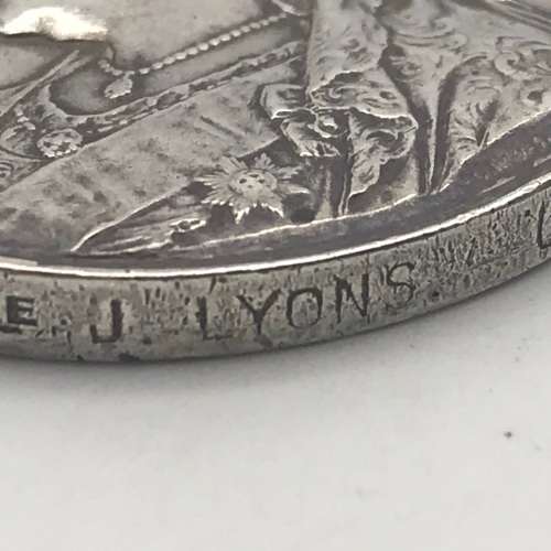 Boer War - Q.S.A. Medal (CC & OFS) `PTE. J. LYONS - UITENHAGE V.R`