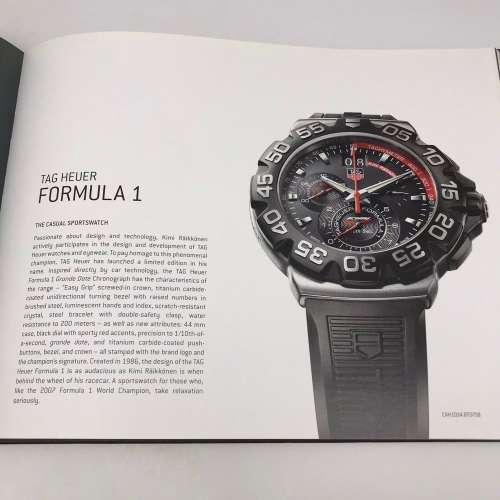 Quality `TAG HEUER` 2008 Watch Catalogue