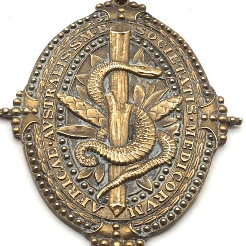 Silver `S.A. Orthopaedic` Medals (Dr. Cyril Kaplan - Author of `In Three Wars`)