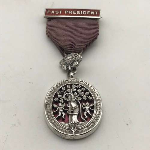 Silver `S.A. Orthopaedic` Medals (Dr. Cyril Kaplan - Author of `In Three Wars`)