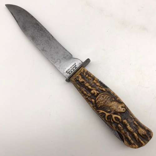 Early `Decora - D.B.G.M.` Multi-Function Hunting Knife (Solingen - Germany)