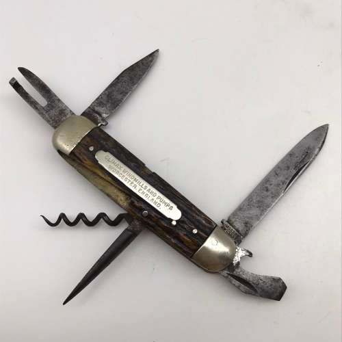 Early `Joseph Westby` Horn Handled Jack Knife (Sheffield)