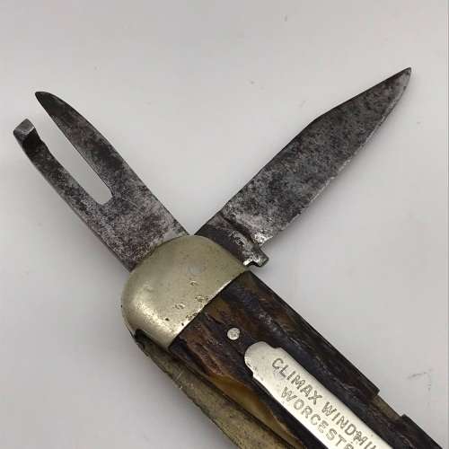 Early `Joseph Westby` Horn Handled Jack Knife (Sheffield)