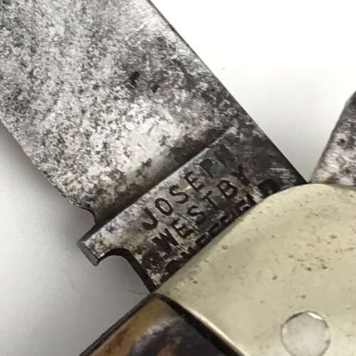 Early `Joseph Westby` Horn Handled Jack Knife (Sheffield)