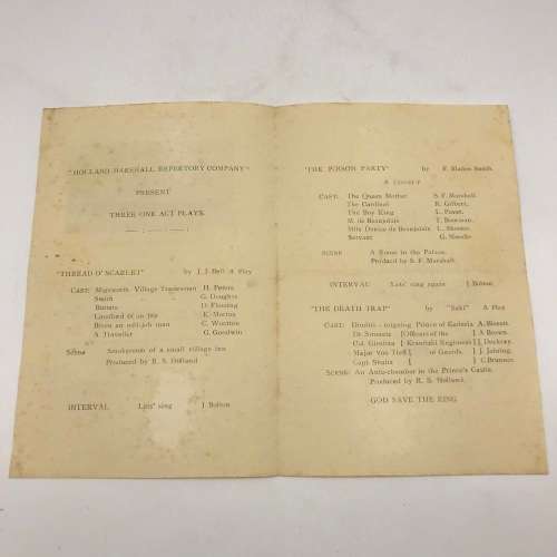 Ships - 1941 `H.M.S ASTURIAS` Programme `The Little Theatre`