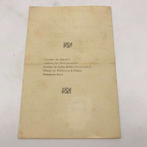 Ships - 1941 `H.M.S ASTURIAS` Programme `The Little Theatre`