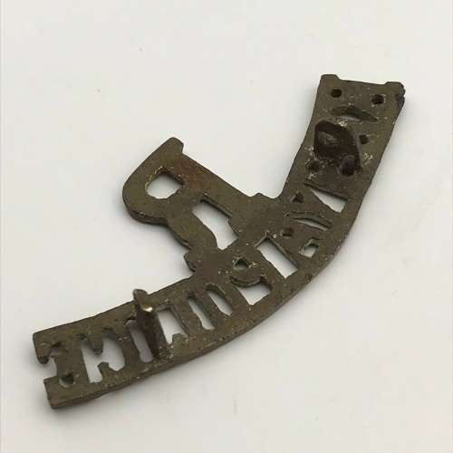 Early `Kenya Police Reserve` Shoulder Title & Button