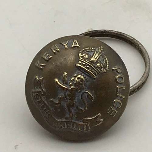 Early `Kenya Police Reserve` Shoulder Title & Button