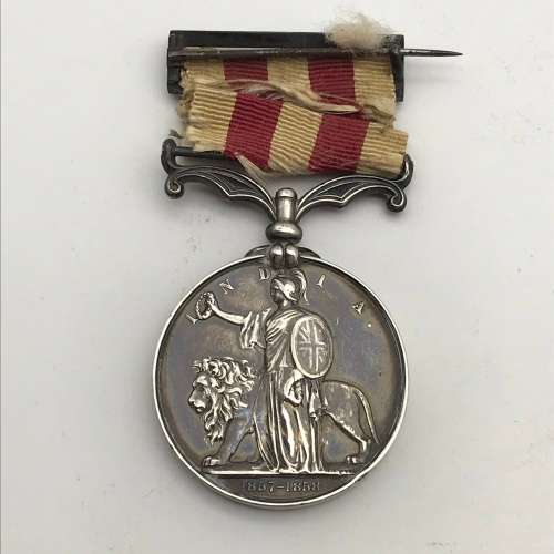 British - Silver Indian Mutiny Medal (1857 - 1858)