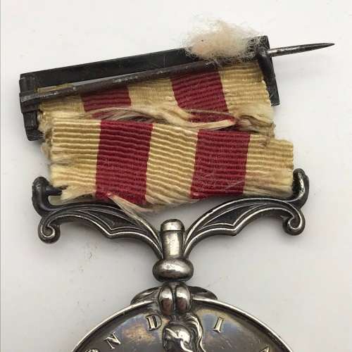 British - Silver Indian Mutiny Medal (1857 - 1858)