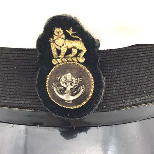 Early South African Navy Cap with Badge