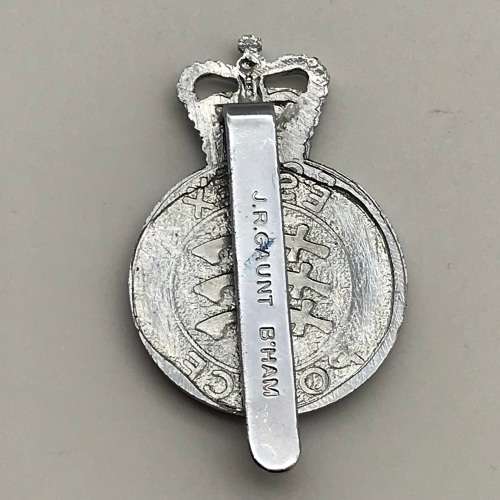 British - `Essex Police` Enamelled Cap Badge (J.R. Gaunt)