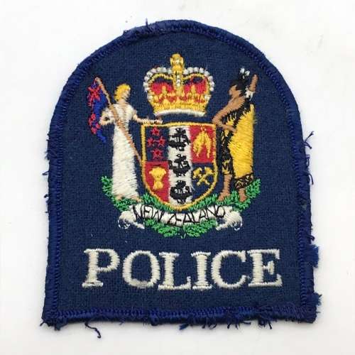 Vintage `New Zealand Police` Arm Patch